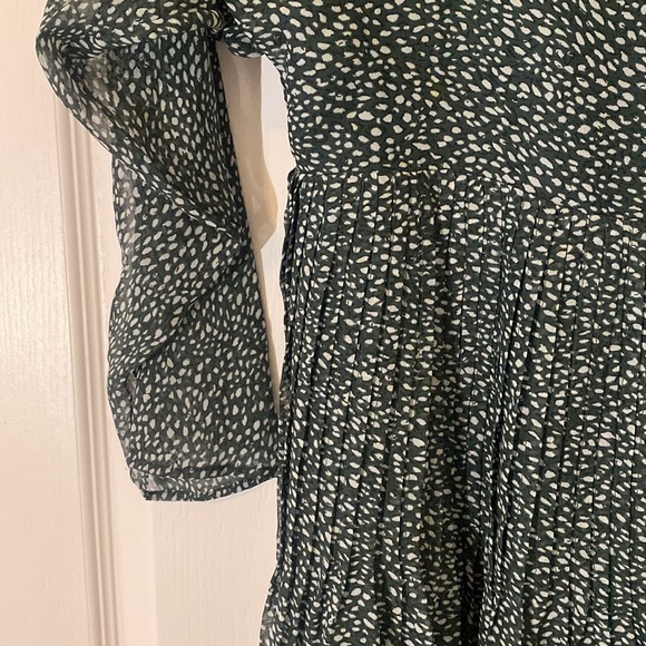 Joie Garonne Batwing-Sleeve Printed Silk Dress - Picture 8 of 14